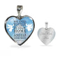 Guardian Angel Protects Always Bible Verse Inspirational Gift Heart Pendant Necklace - Express Your Love Gifts