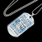 Guardian Angel Protects Always Necklace Stainless Steel or 18k Gold Dog Tag 24" Chain-Express Your Love Gifts