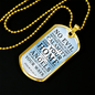 Guardian Angel Protects Always Necklace Stainless Steel or 18k Gold Dog Tag 24" Chain-Express Your Love Gifts