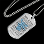 Guardian Angel Protects Always Stainless Steel or 18k Gold Dog Tag 24" Chain-Express Your Love Gifts