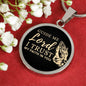 Guide Me Lord Circle Necklace Stainless Steel or 18k Gold 18-22" - Express Your Love Gifts
