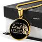Guide Me Lord Circle Necklace Stainless Steel or 18k Gold 18-22" - Express Your Love Gifts