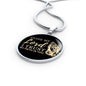 Guide Me Lord Circle Necklace Stainless Steel or 18k Gold 18-22" - Express Your Love Gifts