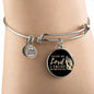 Guide Me Lord Stainless Steel or 18k Gold Circle Bangle Bracelet - Express Your Love Gifts