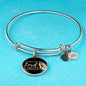 Guide Me Lord Stainless Steel or 18k Gold Circle Bangle Bracelet - Express Your Love Gifts