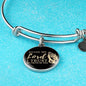 Guide Me Lord Stainless Steel or 18k Gold Circle Bangle Bracelet - Express Your Love Gifts