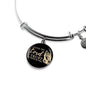 Guide Me Lord Stainless Steel or 18k Gold Circle Bangle Bracelet - Express Your Love Gifts