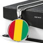 Guinea Flag Necklace Guinea Flag Stainless Steel or 18k Gold 18-22" - Express Your Love Gifts