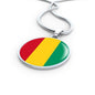 Guinea Flag Necklace Guinea Flag Stainless Steel or 18k Gold 18-22" - Express Your Love Gifts