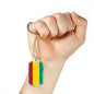 Guinea Flag Necklace Guinea Flag Stainless Steel or 18k Gold Dog Tag 24" - Express Your Love Gifts
