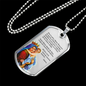 Hail Mary Catholic Prayer In Spanish Dios Te Salve Dog Tag Necklace-Express Your Love Gifts