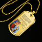 Hail Mary Catholic Prayer In Spanish Dios Te Salve Dog Tag Necklace-Express Your Love Gifts