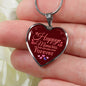 Happy Memories Necklace Stainless Steel or 18k Gold Heart Pendant 18-22" - Express Your Love Gifts