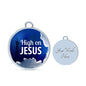 High On Jesus Stainless Steel or 18k Gold Chistian Circle Bangle Bracelet - Express Your Love Gifts
