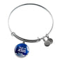 High On Jesus Stainless Steel or 18k Gold Chistian Circle Bangle Bracelet - Express Your Love Gifts