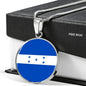 Honduras Flag Necklace Honduras Flag Stainless Steel or 18k Gold 18-22" - Express Your Love Gifts