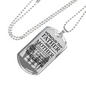 Honor Your Parents Necklace Bible Verse Dog Tag Pendant Necklace-Express Your Love Gifts
