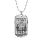 Honor Your Parents Necklace Bible Verse Dog Tag Pendant Necklace-Express Your Love Gifts