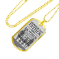 Honor Your Parents Necklace Bible Verse Dog Tag Pendant Necklace-Express Your Love Gifts