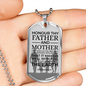 Honor Your Parents Necklace Bible Verse Dog Tag Pendant Necklace-Express Your Love Gifts