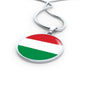 Hungary Flag Necklace Hungary Flag Stainless Steel or 18k Gold 18-22" - Express Your Love Gifts