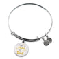 I Am A Child Of God Circle Stainless Steel or 18k Gold Bangle Bracelet - Express Your Love Gifts