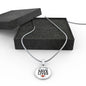 I Am A Nurse I Save Lives Circle Necklace Stainless Steel or 18k Gold 18-22"-Express Your Love Gifts