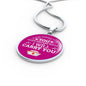 I Am There For You Nurse Gift Circle Necklace Stainless Steel or 18k Gold 18-22"-Express Your Love Gifts