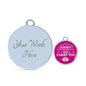 I Am There For You Nurse Gift Circle Necklace Stainless Steel or 18k Gold 18-22"-Express Your Love Gifts