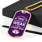 I Am There For You Nurse Necklace Stainless Steel or 18k Gold Dog Tag 24" Chain-Express Your Love Gifts