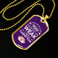 I Am There For You Nurse Necklace Stainless Steel or 18k Gold Dog Tag 24" Chain-Express Your Love Gifts