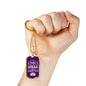 I Am There For You Nurse Necklace Stainless Steel or 18k Gold Dog Tag 24" Chain-Express Your Love Gifts