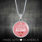 I Am Your Advocate Nurse Gift Circle Necklace Stainless Steel or 18k Gold 18-22"-Express Your Love Gifts