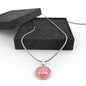 I Am Your Advocate Nurse Gift Circle Necklace Stainless Steel or 18k Gold 18-22"-Express Your Love Gifts