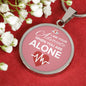 I Am Your Advocate Nurse Gift Circle Necklace Stainless Steel or 18k Gold 18-22"-Express Your Love Gifts