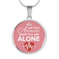 I Am Your Advocate Nurse Gift Circle Necklace Stainless Steel or 18k Gold 18-22"-Express Your Love Gifts