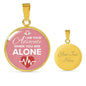 I Am Your Advocate Nurse Gift Circle Necklace Stainless Steel or 18k Gold 18-22"-Express Your Love Gifts