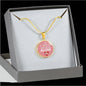 I Am Your Advocate Nurse Gift Circle Necklace Stainless Steel or 18k Gold 18-22"-Express Your Love Gifts