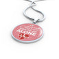 I Am Your Advocate Nurse Gift Circle Necklace Stainless Steel or 18k Gold 18-22"-Express Your Love Gifts