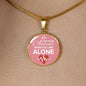 I Am Your Advocate Nurse Gift Circle Necklace Stainless Steel or 18k Gold 18-22"-Express Your Love Gifts