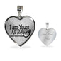 I Am Yours No Refund Necklace Stainless Steel or 18k Gold Heart Pendant 18-22" - Express Your Love Gifts