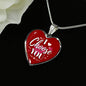 I Choose You Necklace Stainless Steel or 18k Gold Heart Pendant 18-22"-Express Your Love Gifts