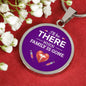 I'Ll Be There Nurse Necklace Gift Circle Pendant Stainless Steel or 18k Gold 18-22"-Express Your Love Gifts