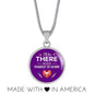 I'Ll Be There Nurse Necklace Gift Circle Pendant Stainless Steel or 18k Gold 18-22"-Express Your Love Gifts