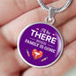 I'Ll Be There Nurse Necklace Gift Circle Pendant Stainless Steel or 18k Gold 18-22"-Express Your Love Gifts