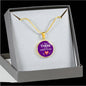 I'Ll Be There Nurse Necklace Gift Circle Pendant Stainless Steel or 18k Gold 18-22"-Express Your Love Gifts