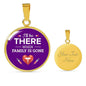 I'Ll Be There Nurse Necklace Gift Circle Pendant Stainless Steel or 18k Gold 18-22"-Express Your Love Gifts