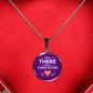 I'Ll Be There Nurse Necklace Gift Circle Pendant Stainless Steel or 18k Gold 18-22"-Express Your Love Gifts