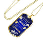I'Ll Hold You In My Heart Remembrance Memorial Necklace Stainless Steel or 18k Gold Dog Tag 24" Chain - Express Your Love Gifts