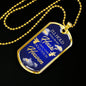 I'Ll Hold You In My Heart Remembrance Memorial Necklace Stainless Steel or 18k Gold Dog Tag 24" Chain - Express Your Love Gifts